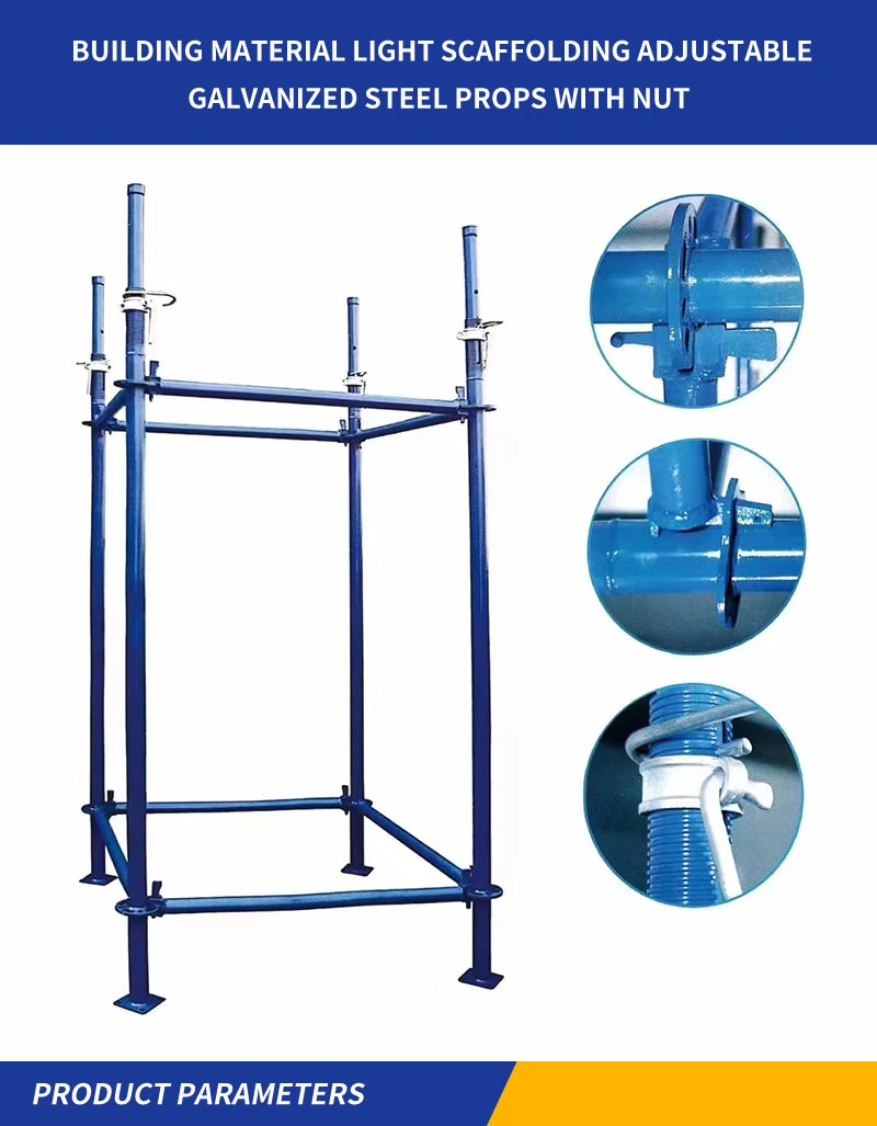 Painted Scaffolding Formwork Adjustable Steel Prop for Sale