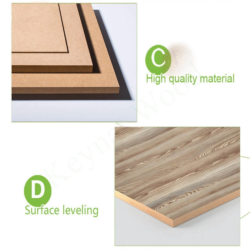 Multi Sizes E2 E1 E0 Plain Raw MDF for Furniture and Decoration